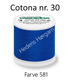 Madeira Cotona Nr. 30 Farve 581 blå